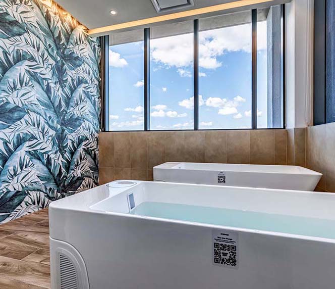 Aer cold plunge baths.