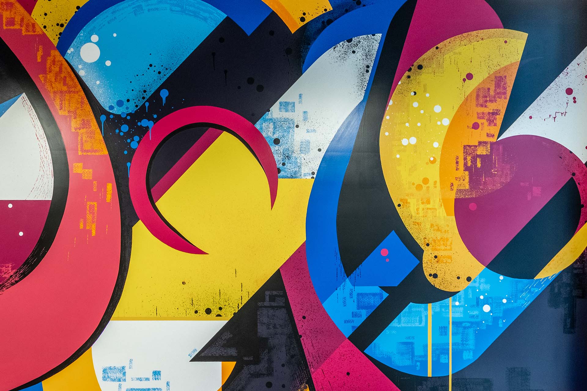 Mural at Aer Tampa by Jason Harvin.
