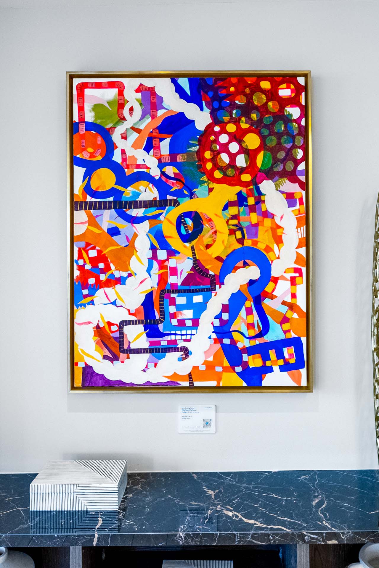 Painting at Aer Tampa by Sara Golding Scher.
