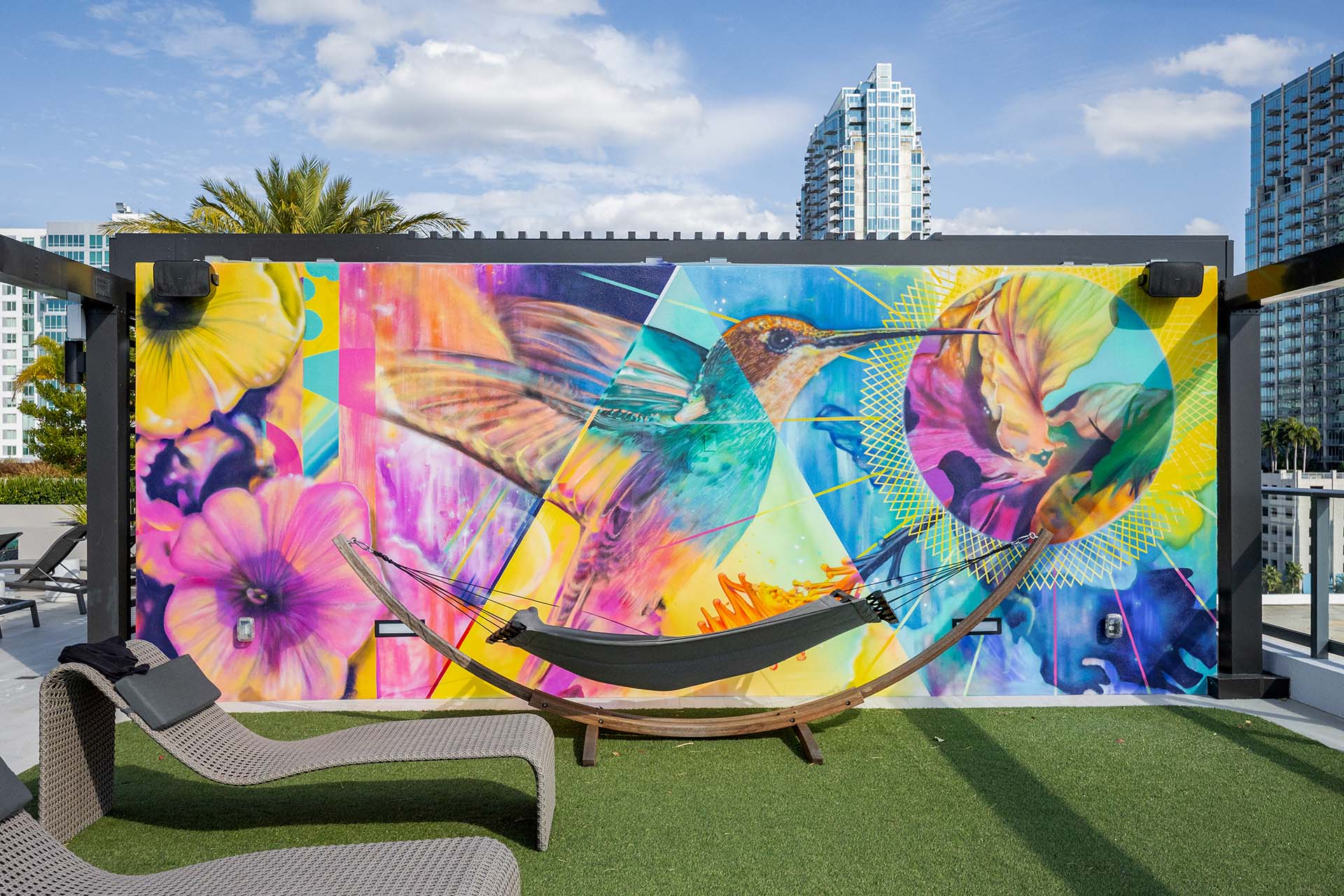 Mural at Aer Tampa by Anthony Krol.